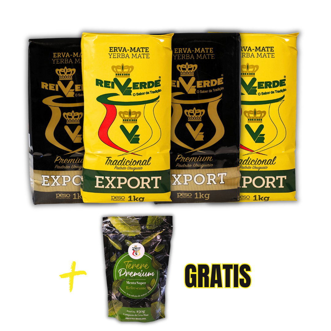 Promoción Yerbatera PRO 2Kg Premium & 2Kg Tradicional + Tereré premium GRATIS