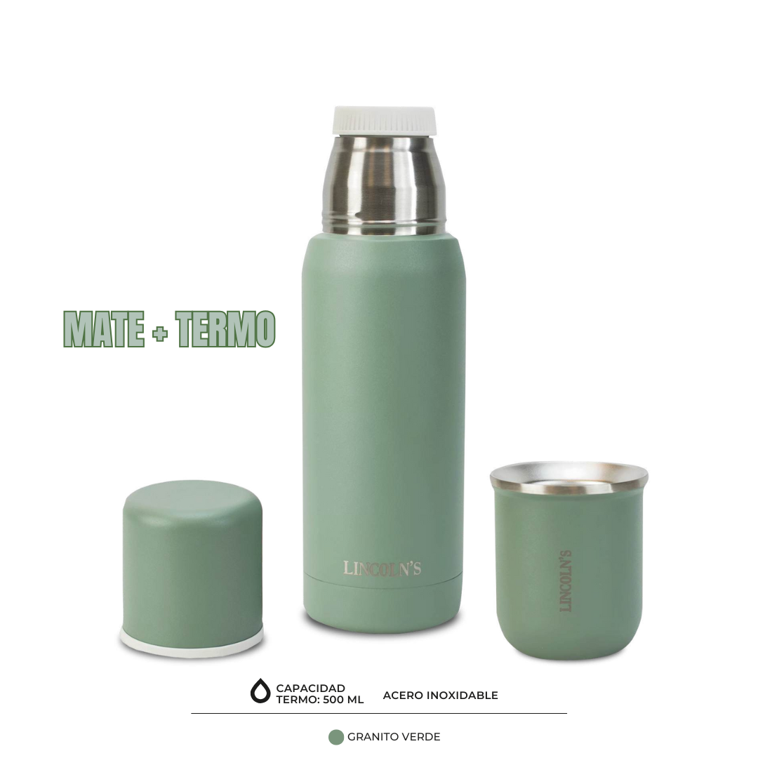 Termo y Mate de Acero Inoxidable: Resistencia y Estilo para tu Ritual Mate