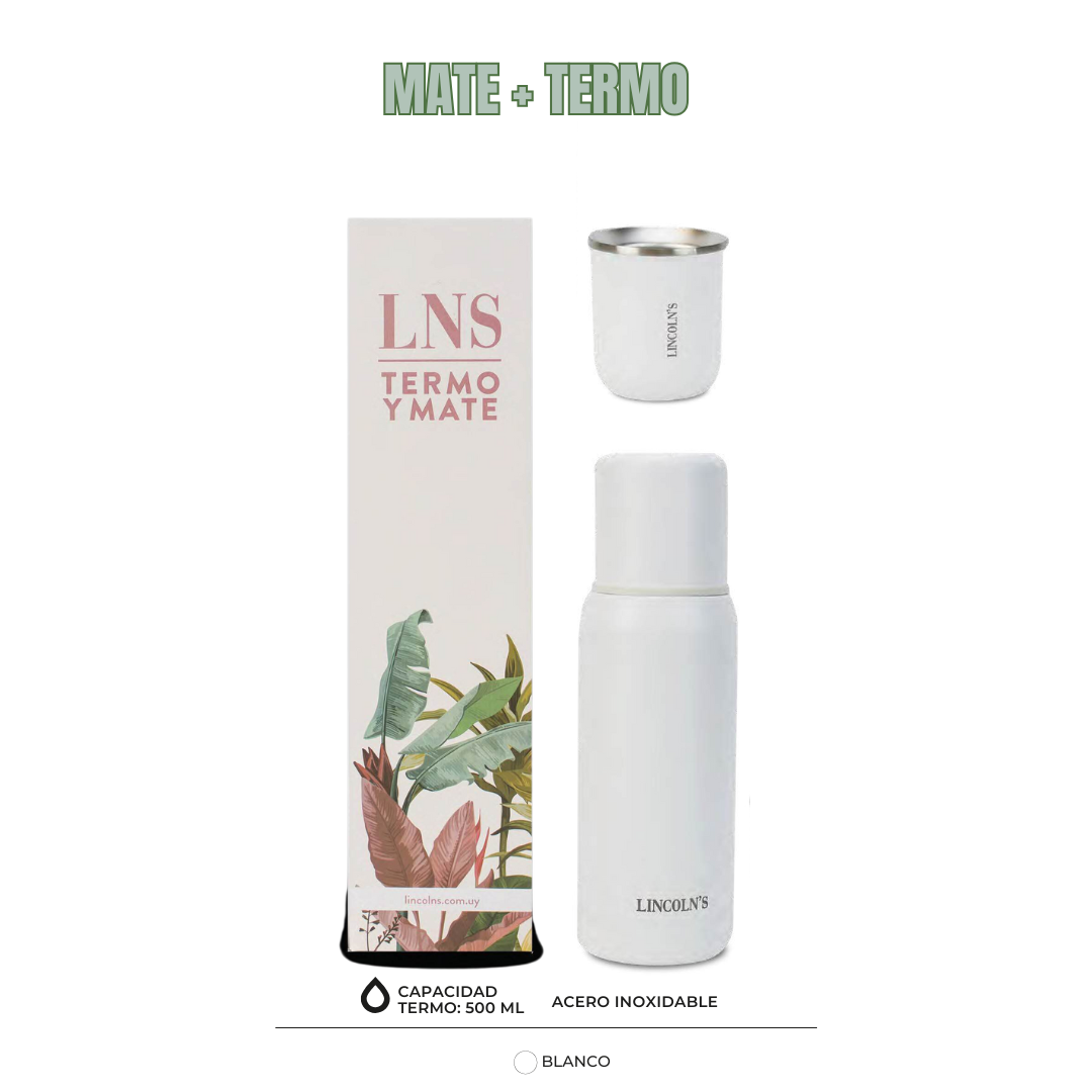 Termo y Mate de Acero Inoxidable: Resistencia y Estilo para tu Ritual Mate