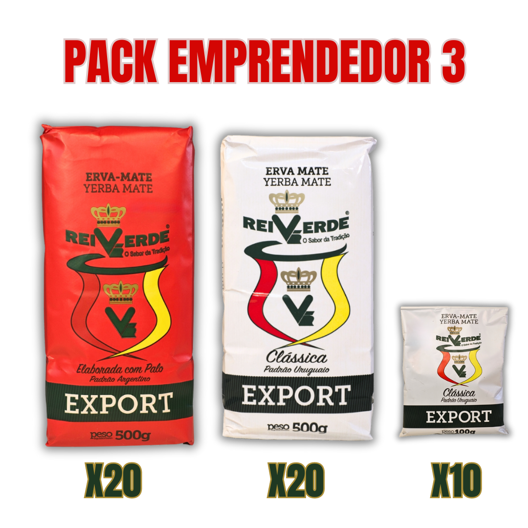 PACK EMPRENDEDOR 3 : Clásica 500g + Padrón Argentino 500g + Muestras de Regalo