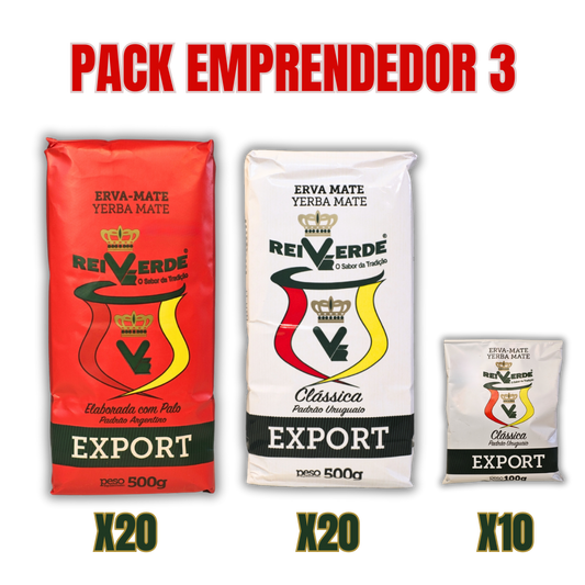 PACK EMPRENDEDOR 3 : Clásica 500g + Padrón Argentino 500g + Muestras de Regalo