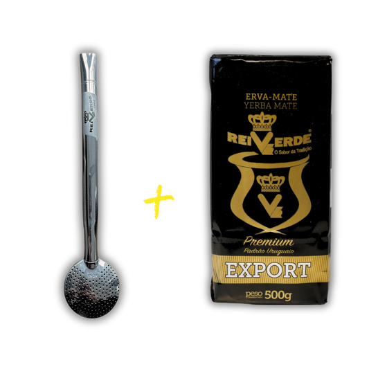 Promoción Bombillon Rei Verde + Yerba Premium 500g gratis