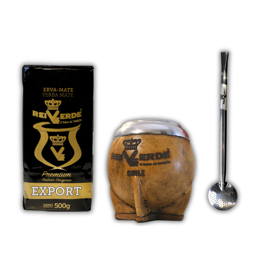 Pack Kit Matero Yerba Premium 500 grs + Matero + Bombilla